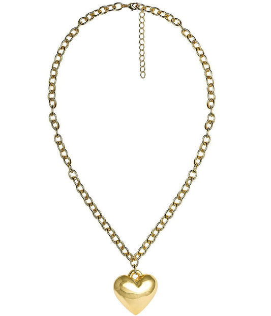 The Aubrey Puffy Heart Necklace