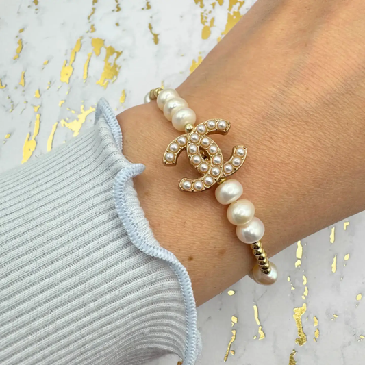14K Gold Filled+Freshwater Pearls Bracelet